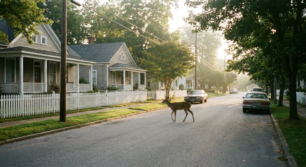 american small town, county fair, roadside diner, group coach, community hall,